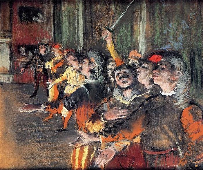 Edgar Degas The Chorus oil painting image